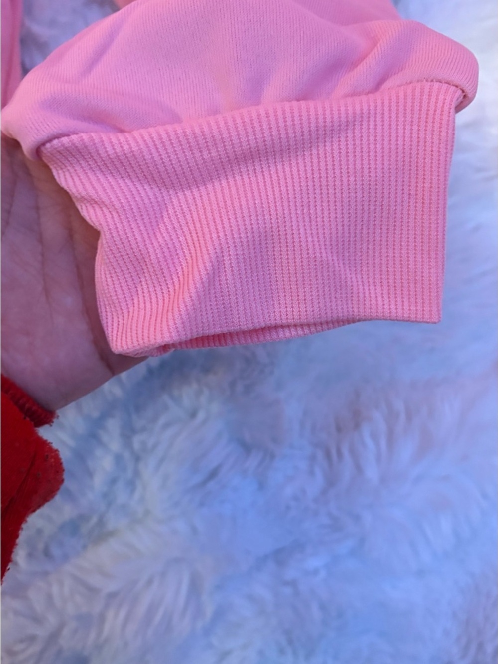 alo Pink  Sweatshirt & Shorts Set - Picture 3 of 5